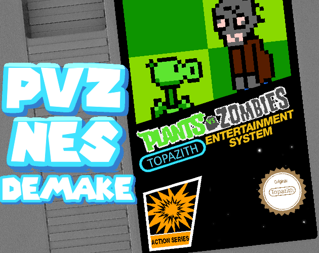 Plants Vs Zombies NES Demake