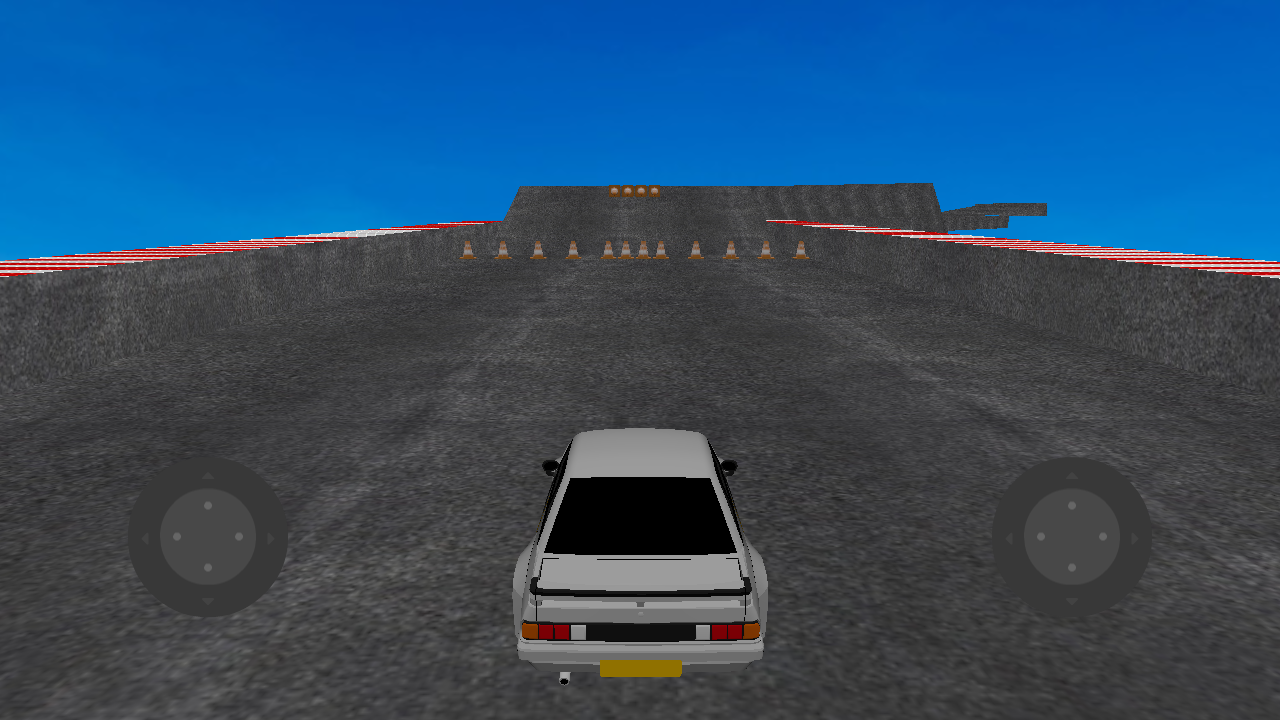 TEST VERSION driving simulation game.