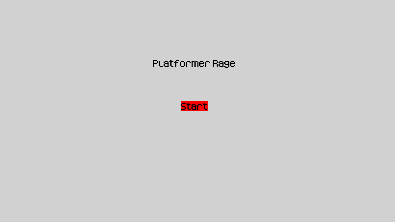 Platformer rage