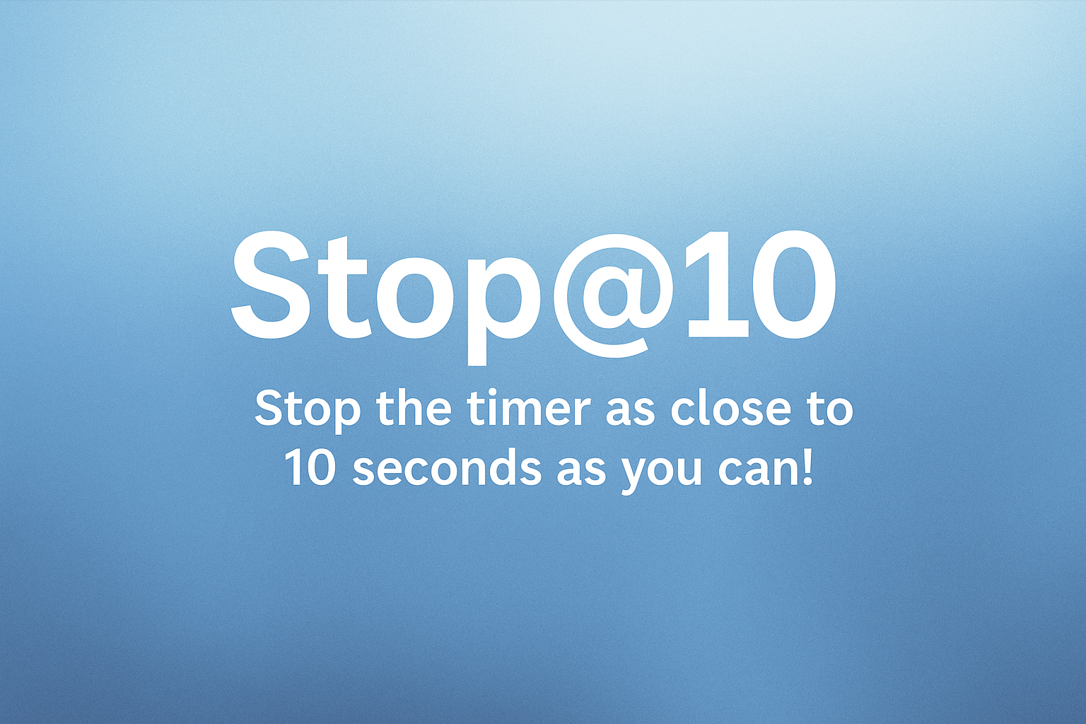 Stop@10