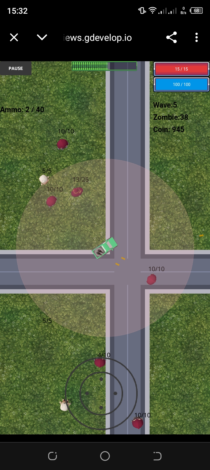 Top-Down shooter to skeletons