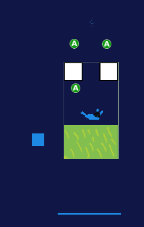 catel albastru jumper