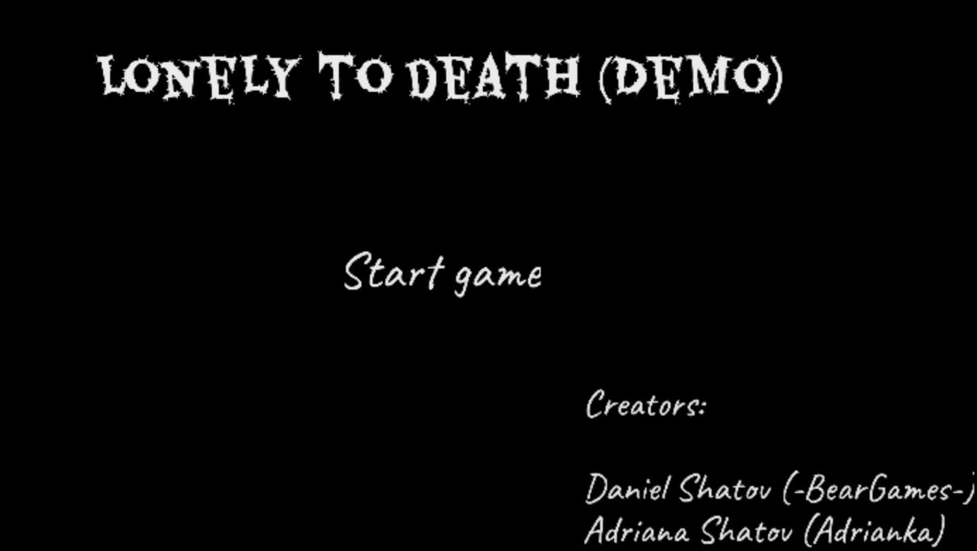 Lonely to death (Demo)