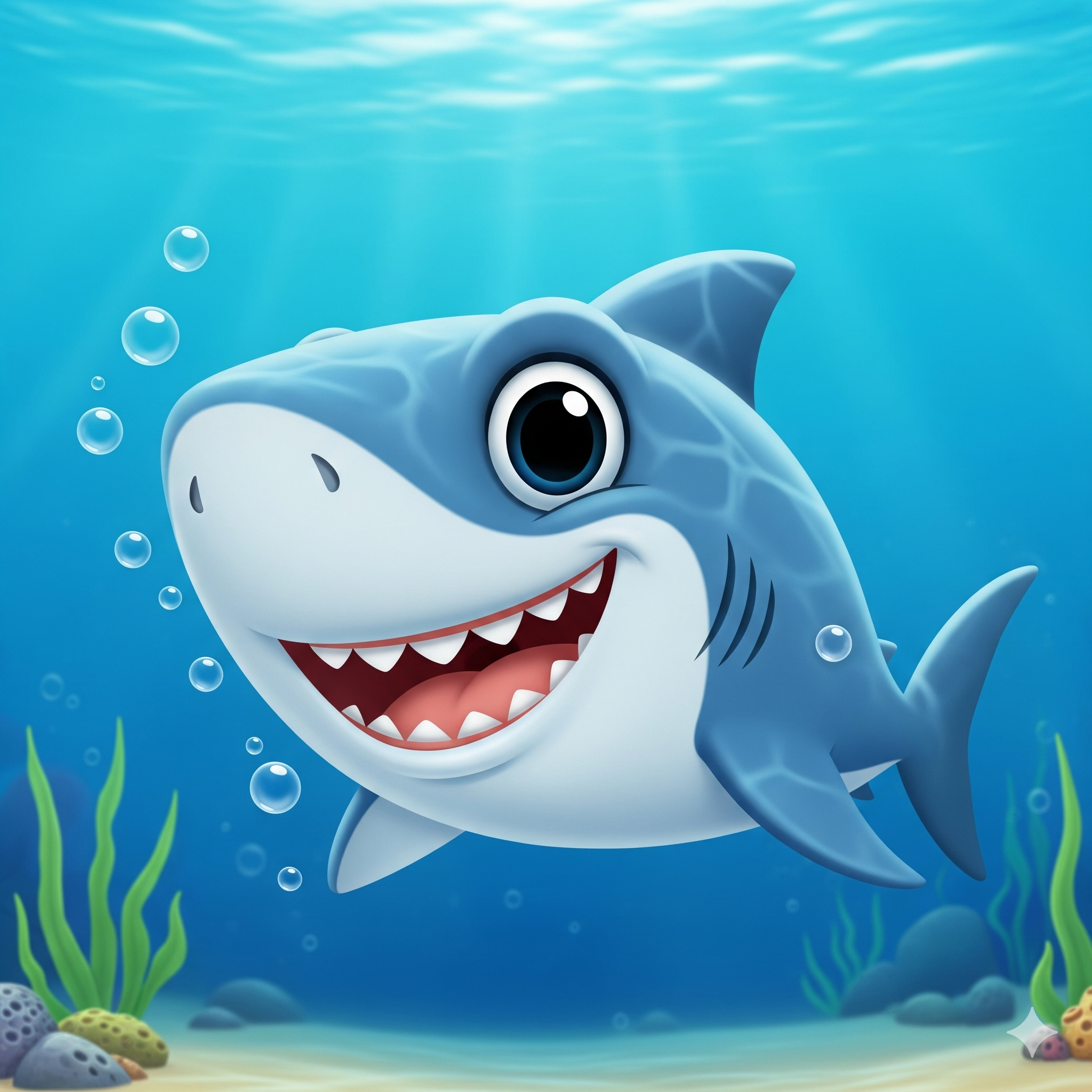 Crazy shark
