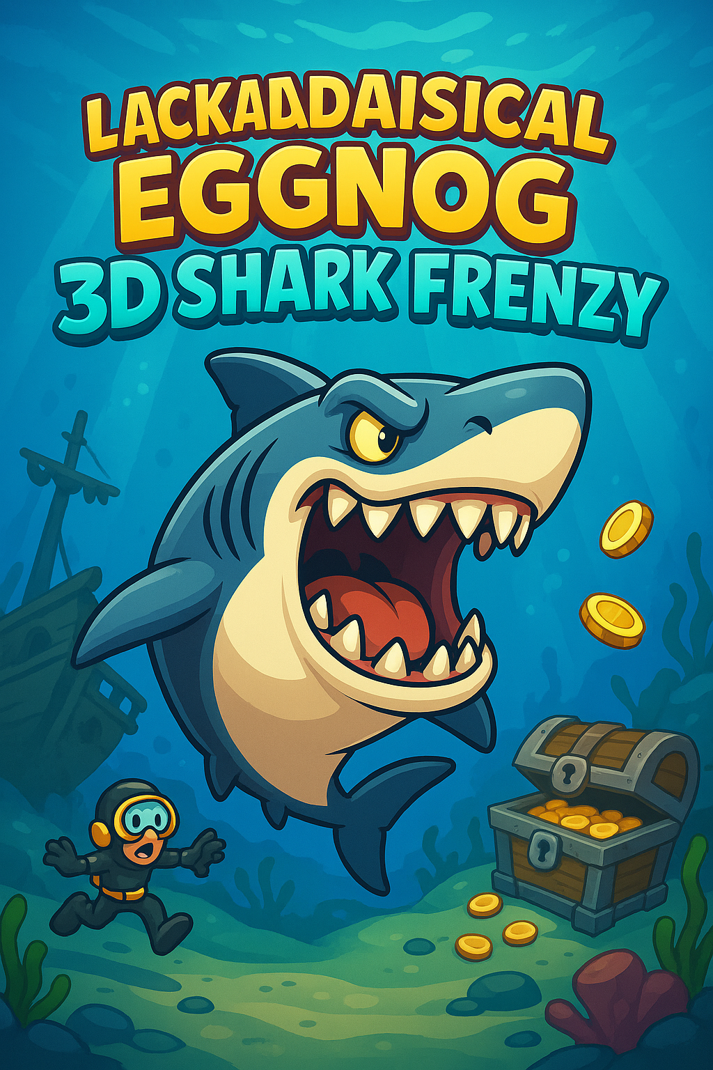 Lackadaisical Eggnog (3d shark frenzy)