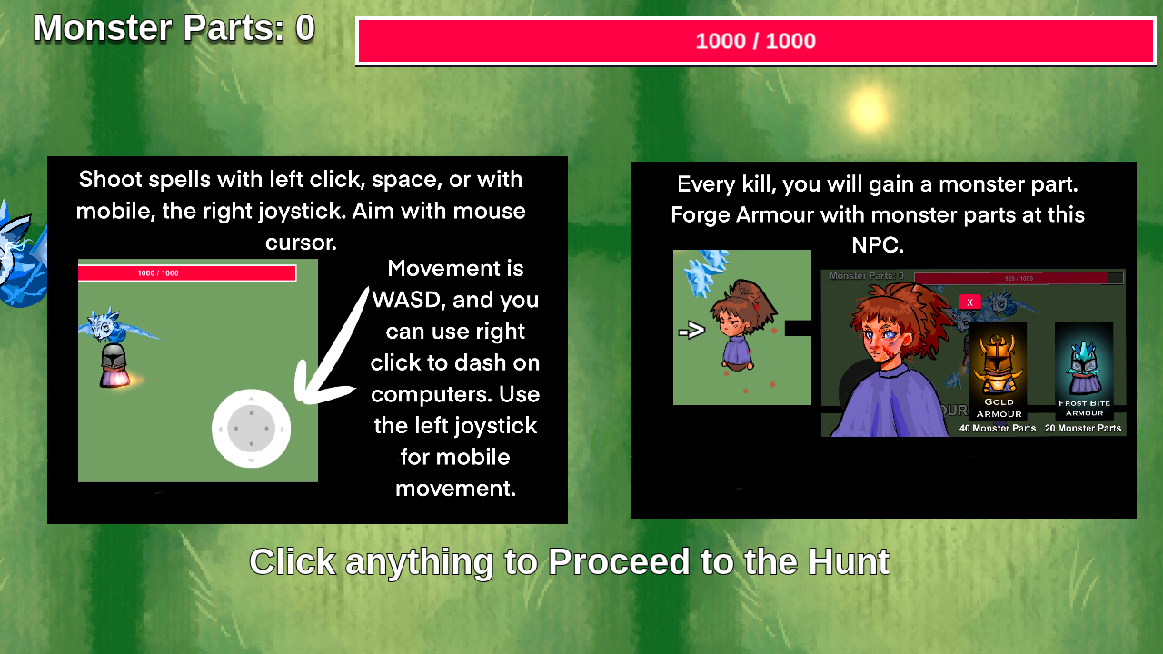 Hunting, but Magical.