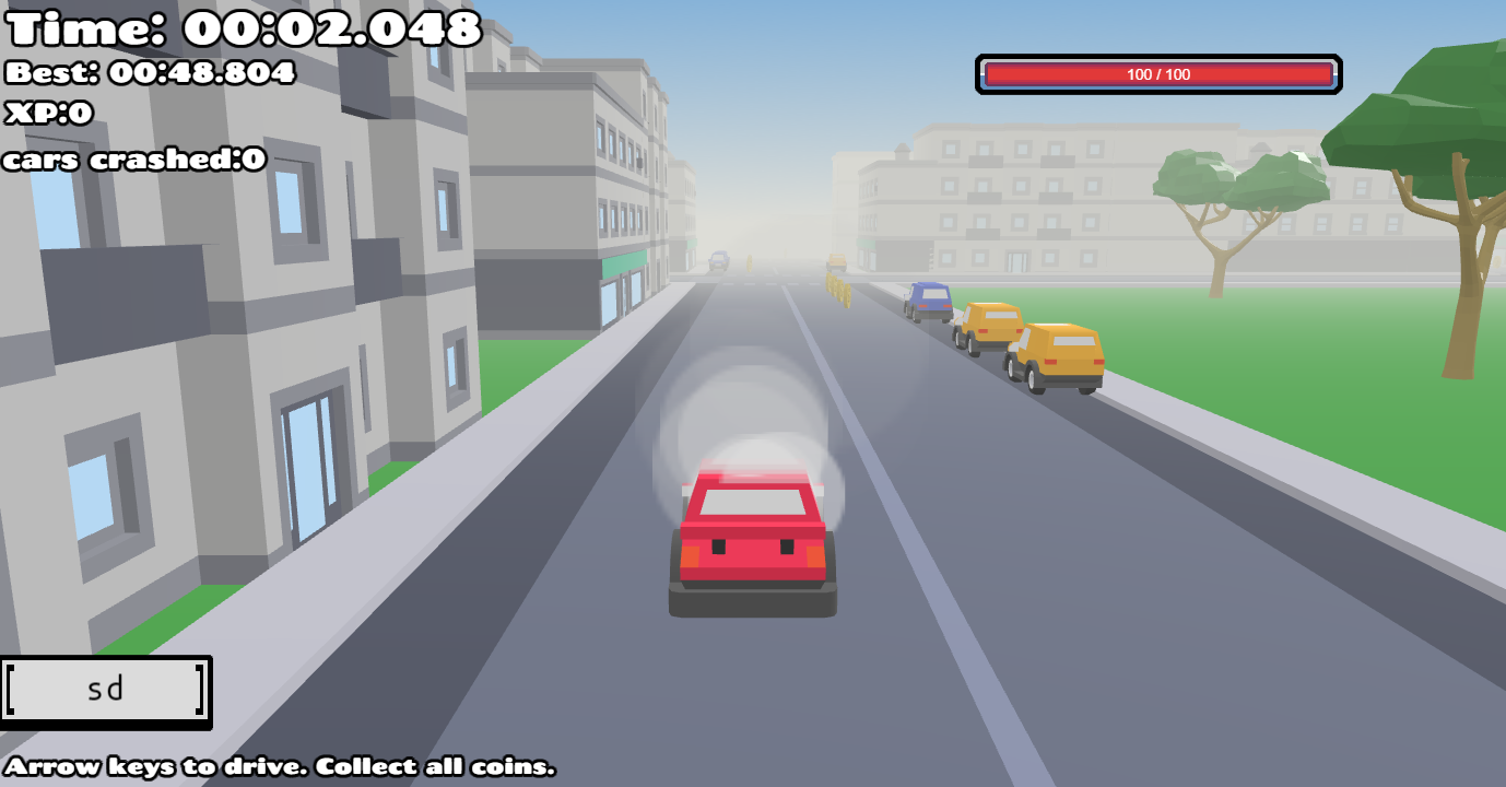 destroy cars for fun