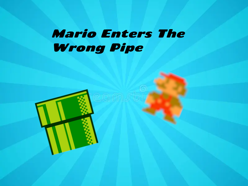 [ANIMATION] Mario Enters The Wrong Pipe