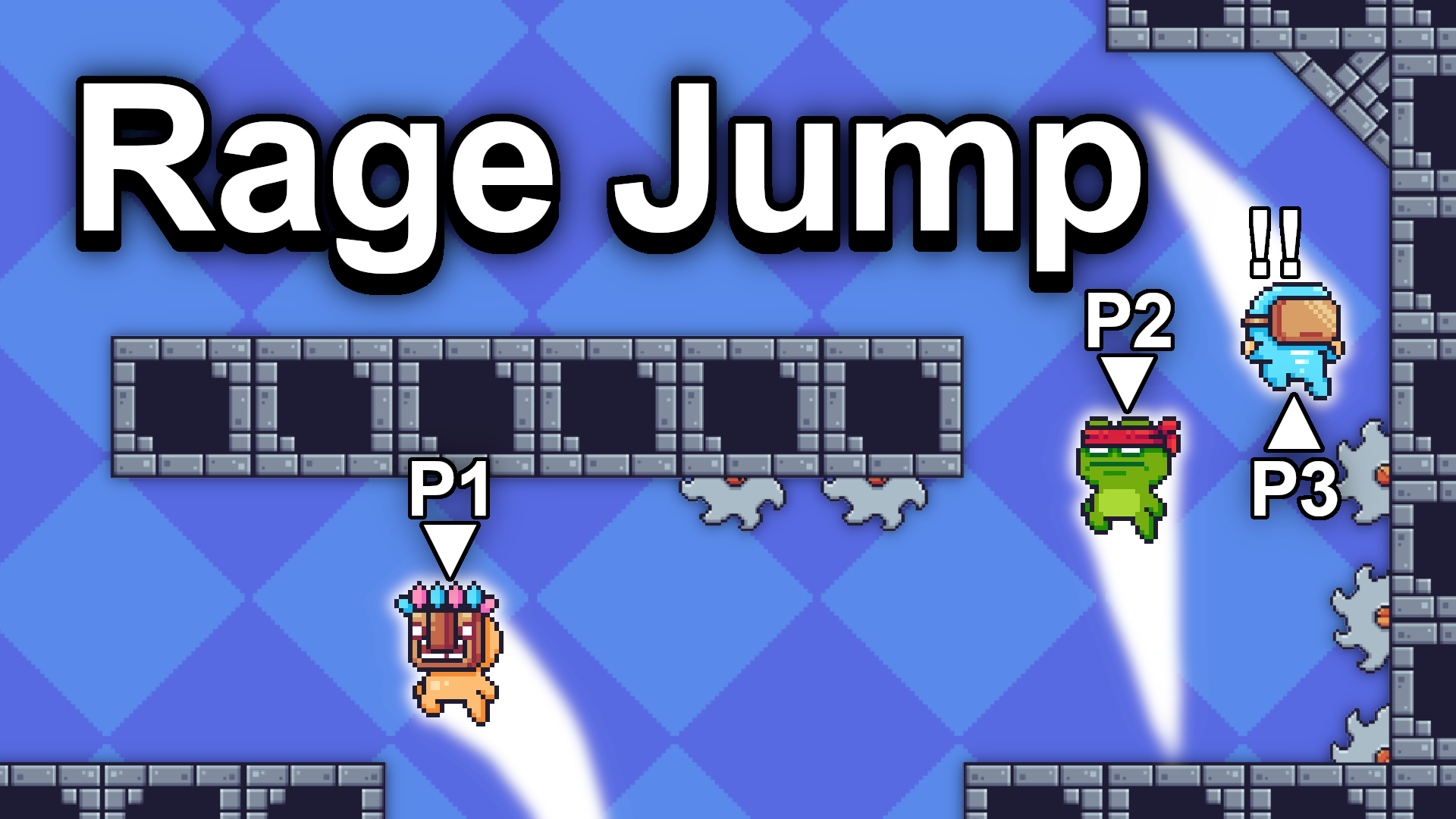 Rage Jump Multiplayer (NEW BACKGROUND AND COLOURS)