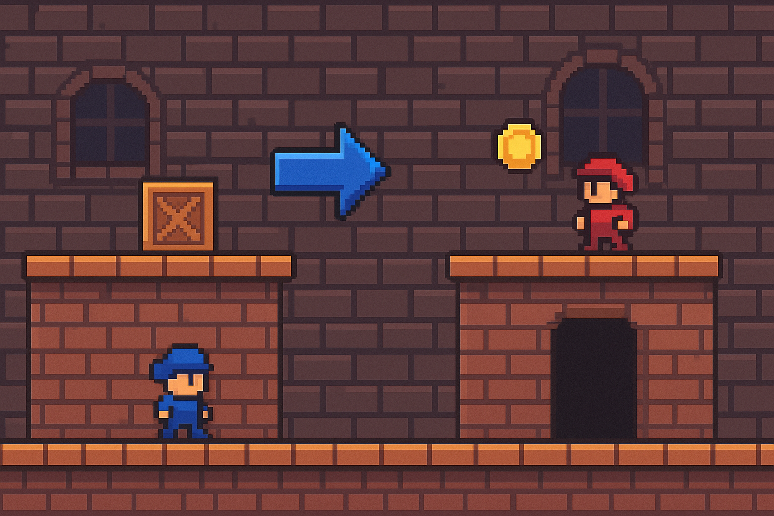 Talented Book (Multiplayer platformer arrow fight)