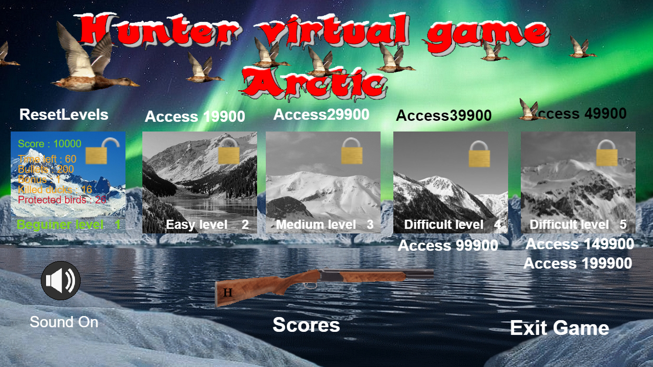 Duck hunter virtual game classic