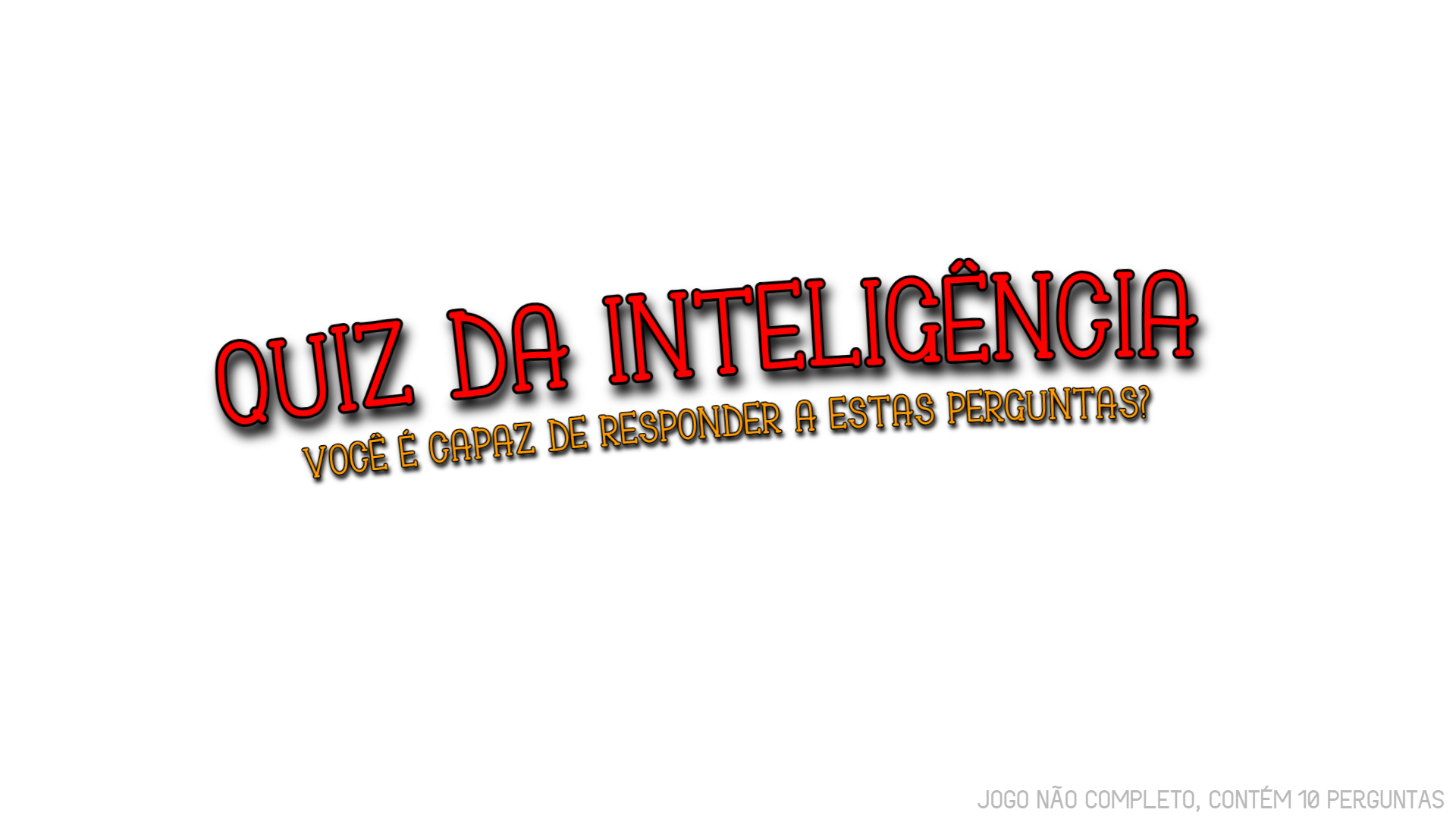 Quiz da Inteligência