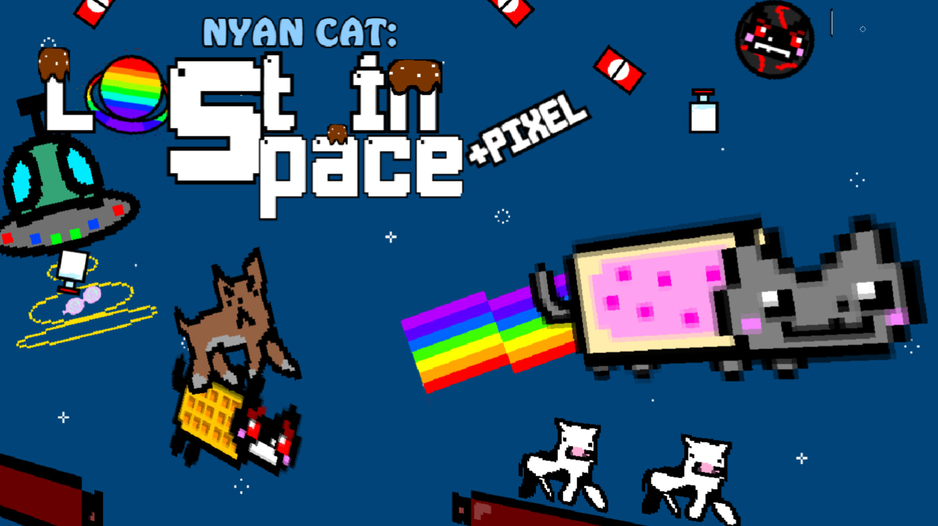 Nyan Cat: Lost In Space + pixel