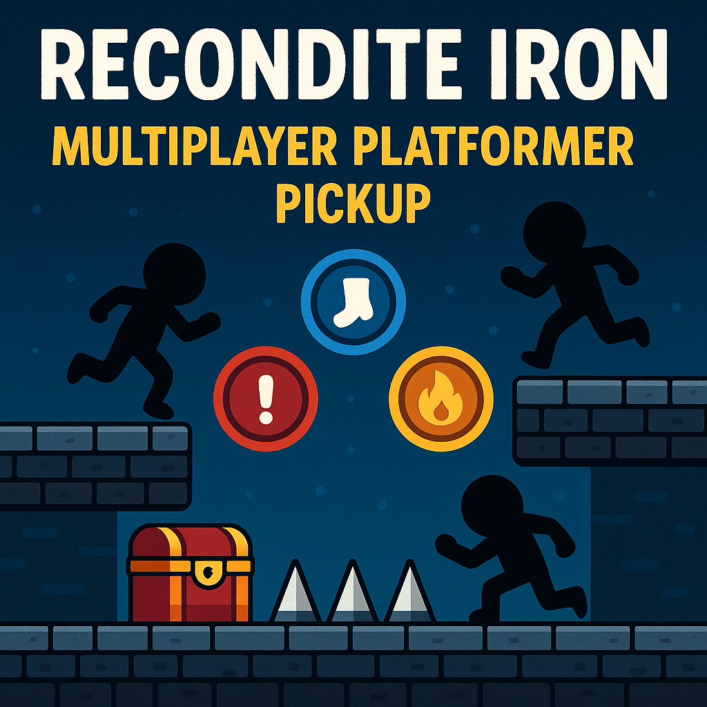 Recondite Iron (Multiplayer platformer pickup)