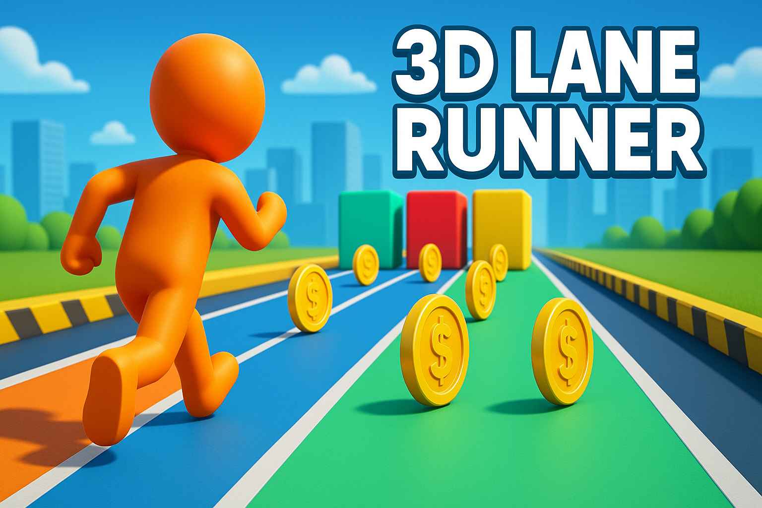 3d lane runner | Play on gd.games