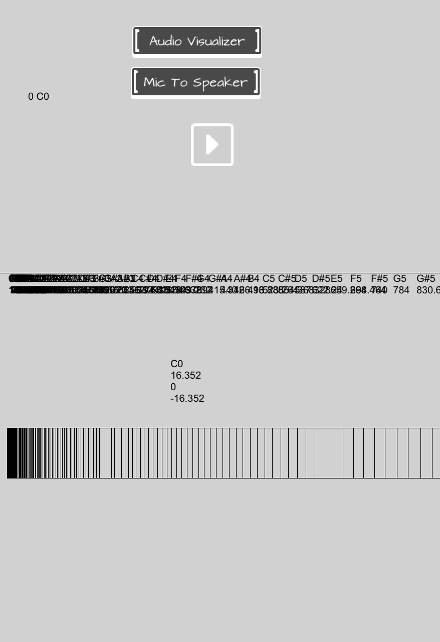 Audio record playback