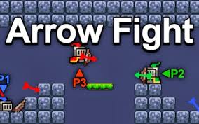 Multiplayer platformer arrow fight