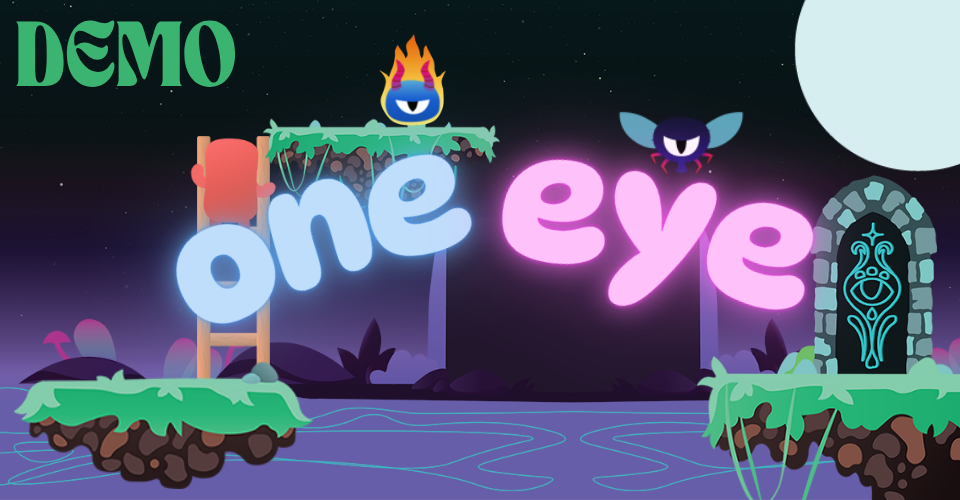 one eye