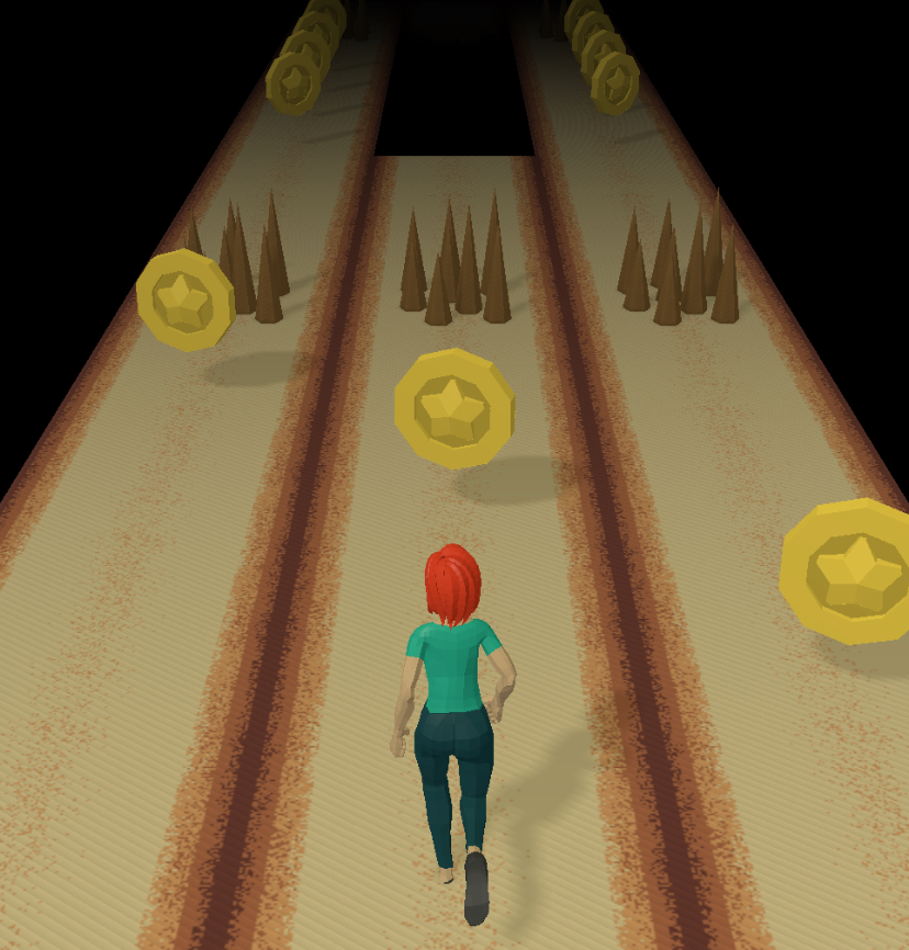 3D lane runner