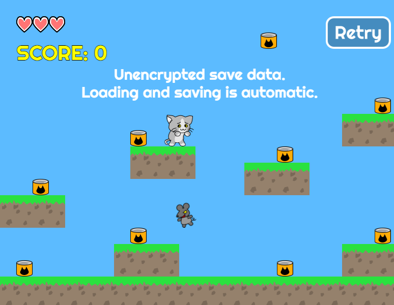Unencrypted Storage Sample