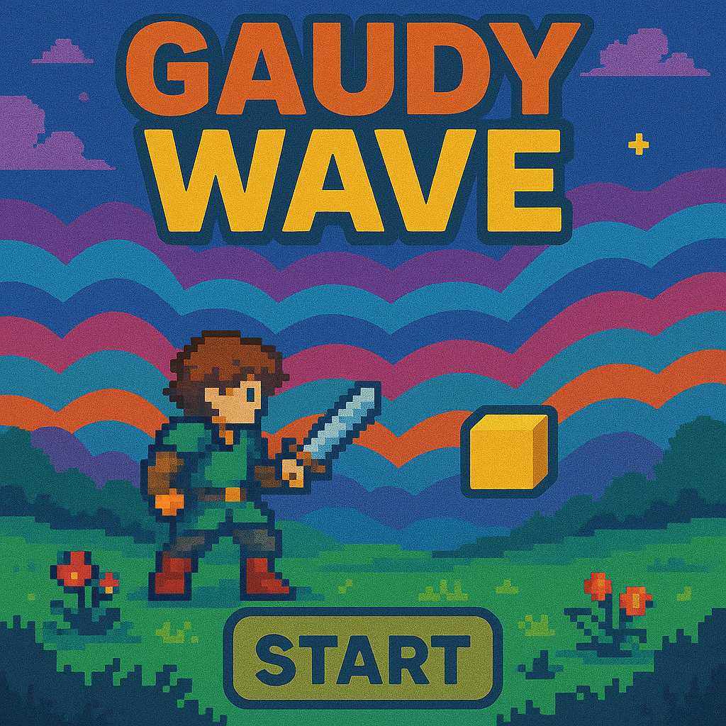 GAUDY WAVE (Multiplayer jump game)
