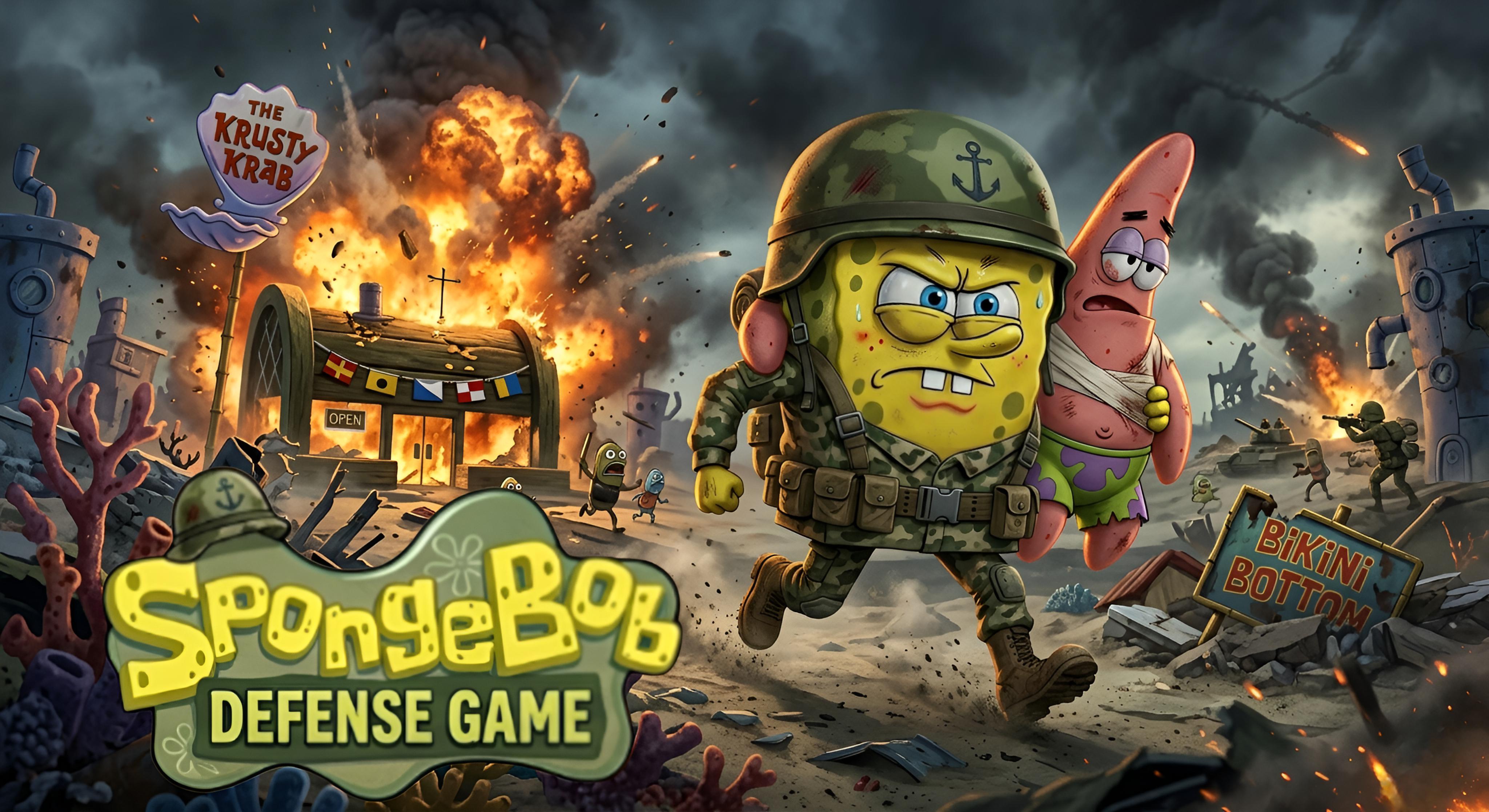 SpongeBob Defense Game | Play on gd.games