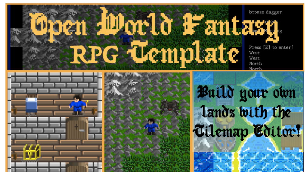 Open World Fantasy RPG Template | Play on gd.games
