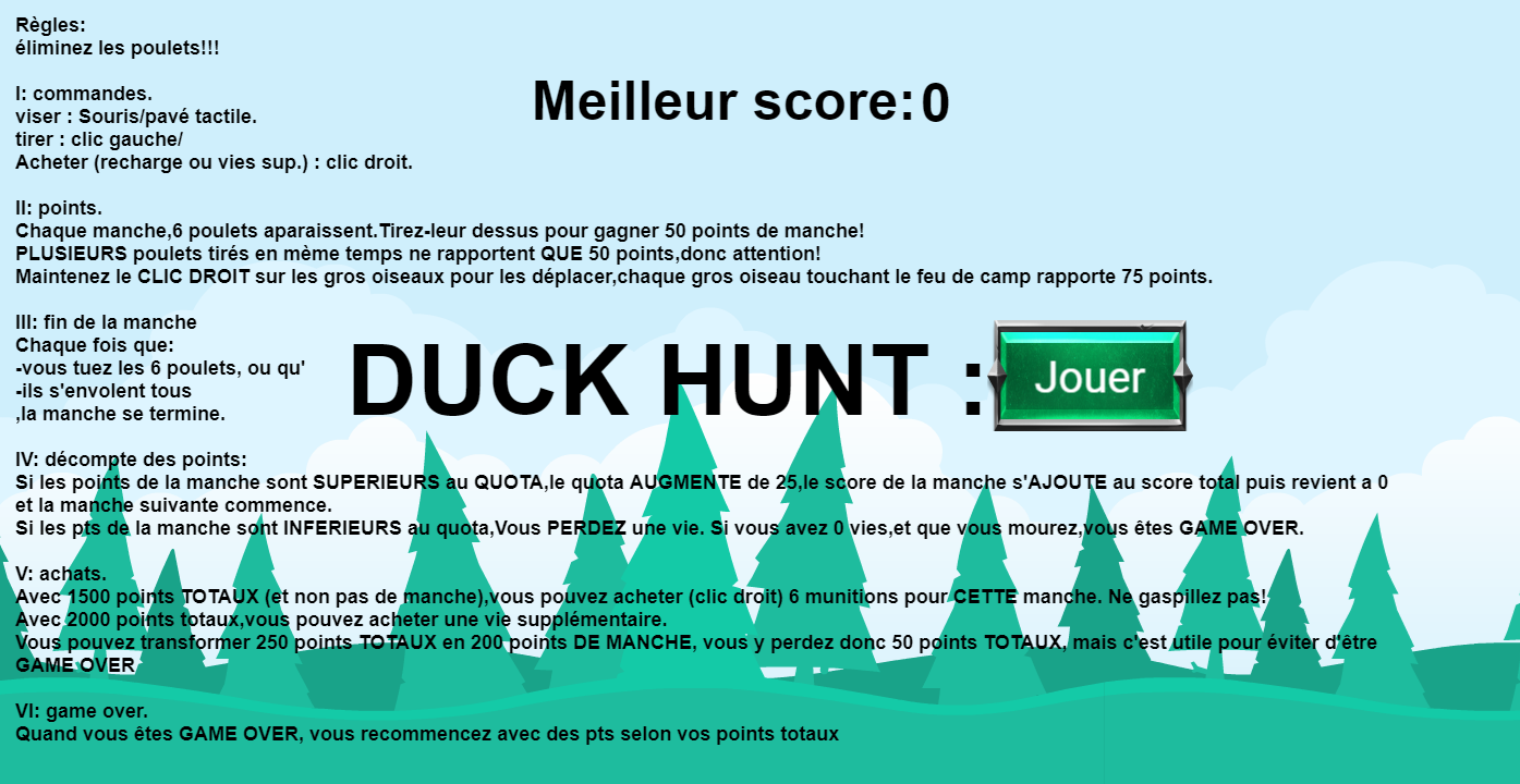 you are a.. DUCK HUNTER !!!