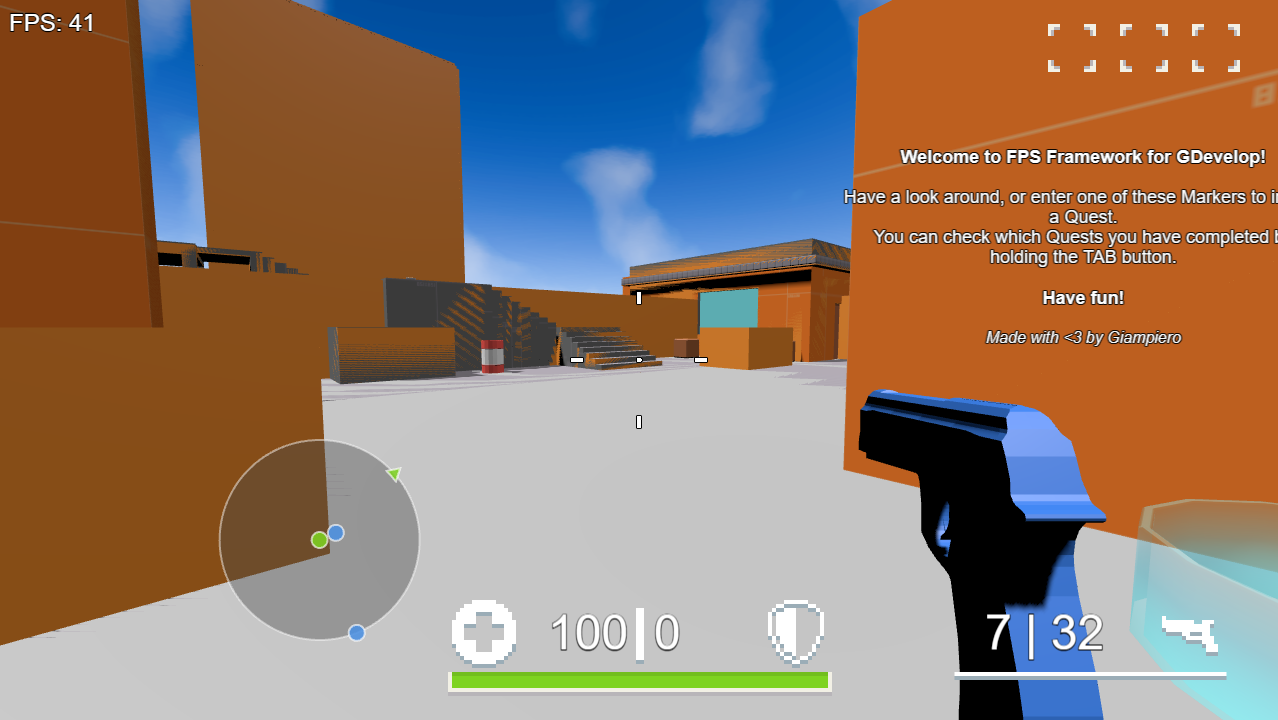 FPS Framework For GDevelop