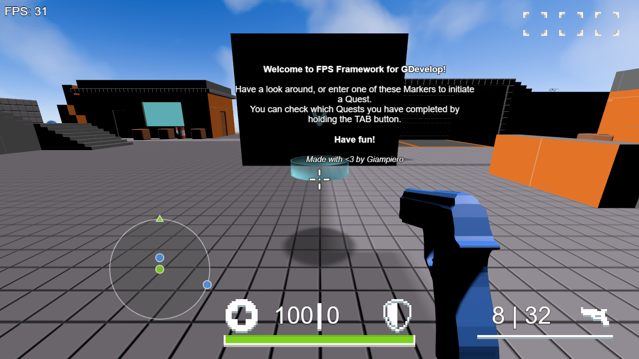FPS Framework For GDevelop