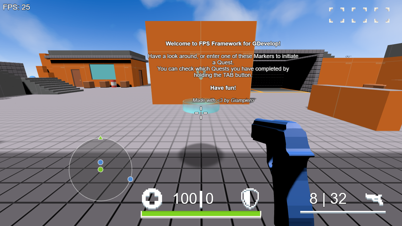 FPS Framework For GDevelop